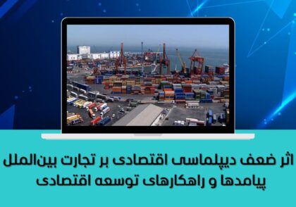اثر ضعف دیپلماسی اقتصادی بر تجارت بین‌الملل